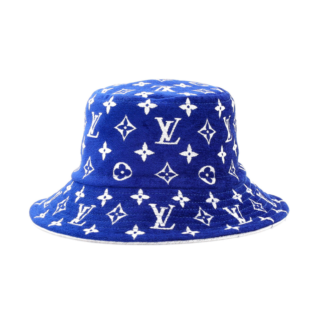 LV Leather Monogram Bucket Hat