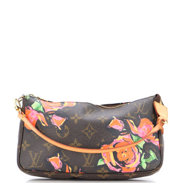 Louis Vuitton Pochette Accessoires Limited Edition Monogram Roses