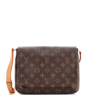 Louis Vuitton Musette Tango Handbag Monogram Canvas