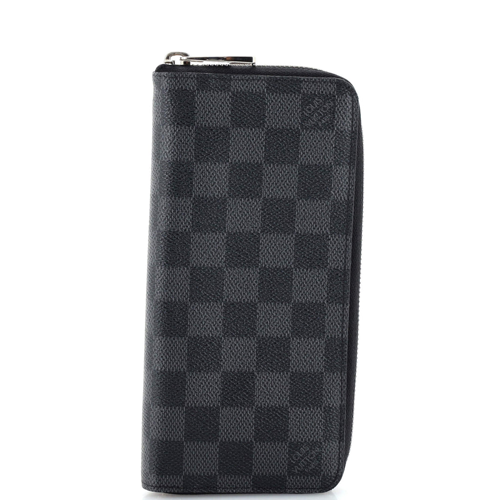 Louis Vuitton Zippy Wallet Damier Graphite Vertical Black 22650924