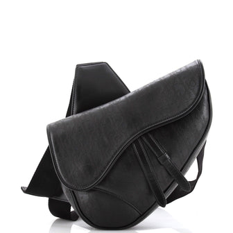 Christian Dior Saddle Crossbody Bag Oblique Galaxy Leather