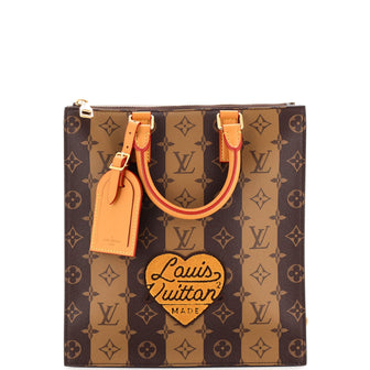 Louis Vuitton Nigo Sac Plat Cross Limited Edition Stripes Monogram Canvas