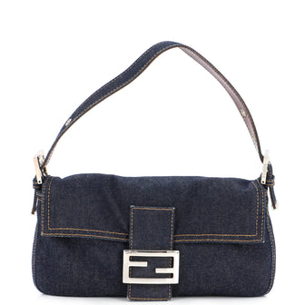 Fendi Baguette Bag Denim