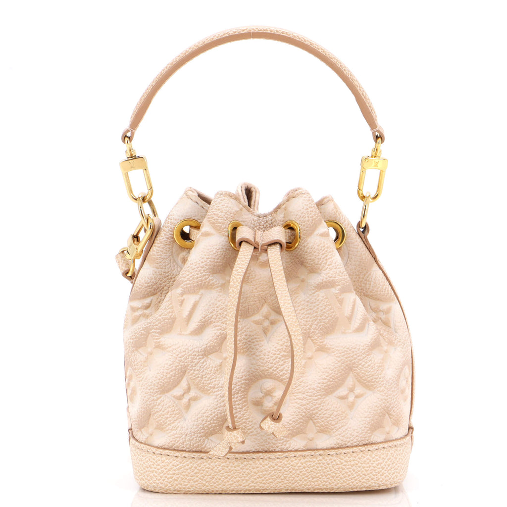 Handbags Louis Vuitton LV Nano Noe Bag Empreinte New