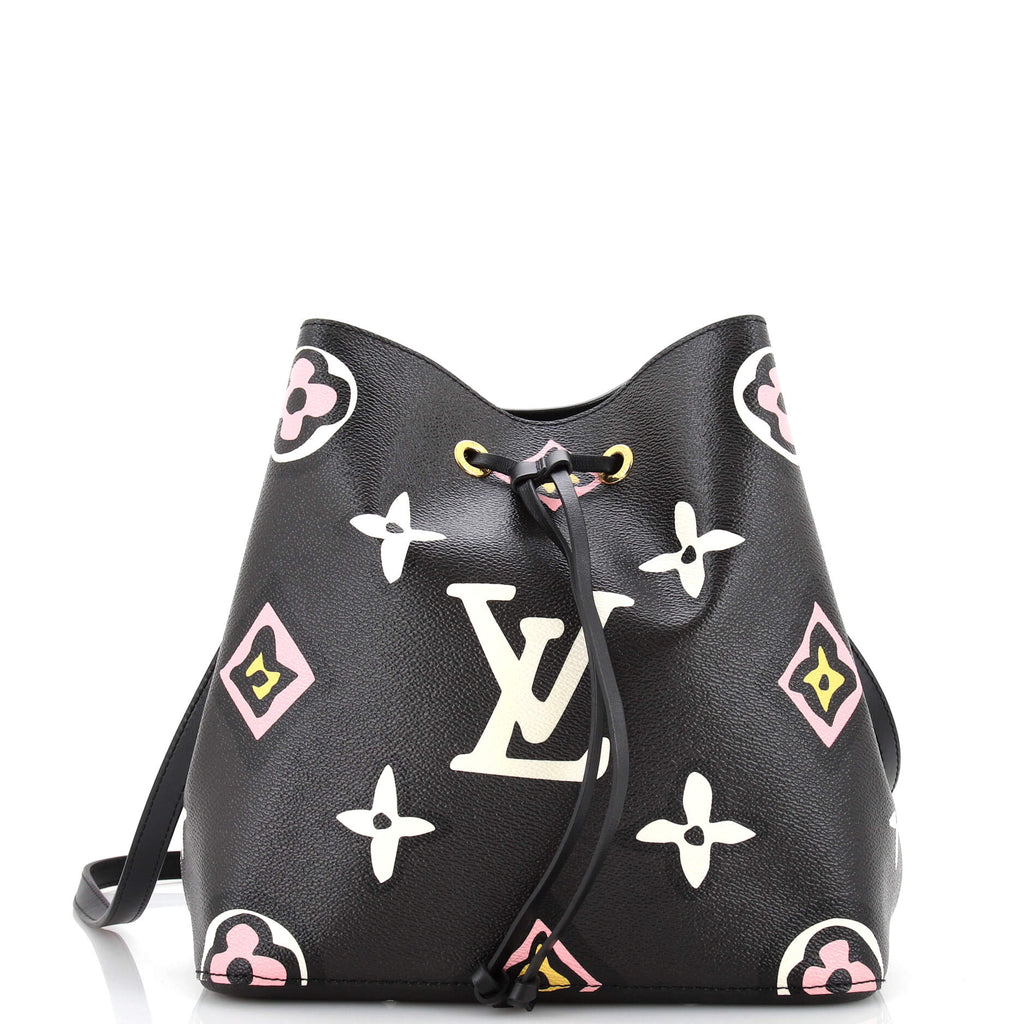 Louis Vuitton, Bags, Neonoe Wild At Heart Louis Vuitton Black Monogram Neo  Noe Cross Body Bag