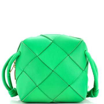 Bottega Veneta Cassette Camera Crossbody Bag Maxi Intrecciato Leather Mini