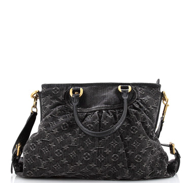 Louis Vuitton Neo Cabby Handbag Denim GM