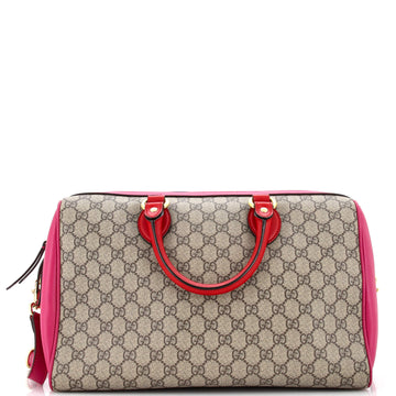 Gucci Convertible Boston Bag GG Coated Canvas Medium
