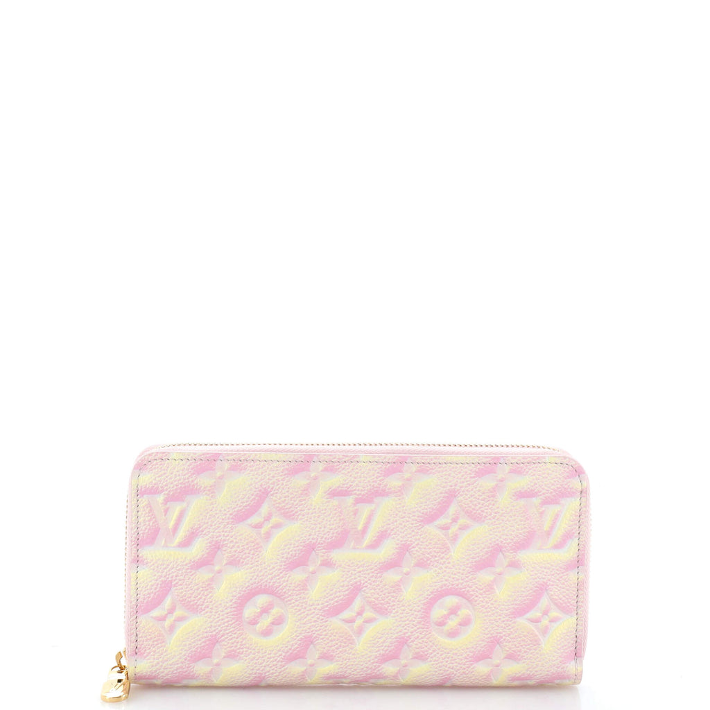 Louis Vuitton Zippy Wallet Stardust Monogram Empreinte Leather Pink 22650998