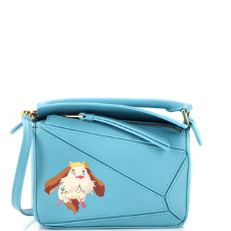 Loewe Howl’s Moving Castle Puzzle Bag Printed Leather Mini