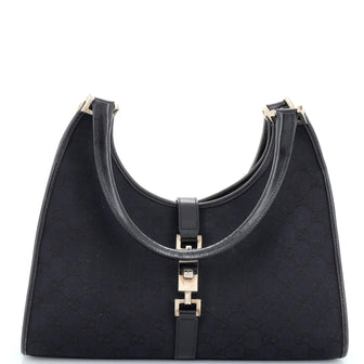 Gucci Vintage Bardot Hobo GG Canvas Medium