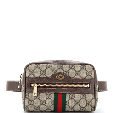 Gucci Ophidia Belt Bag GG Coated Canvas Small