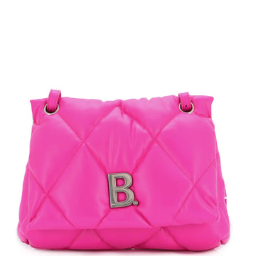 Balenciaga Touch Shoulder Bag Quilted Puffy Leather Medium