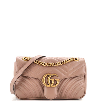 Gucci GG Marmont Flap Bag Matelasse Leather Small