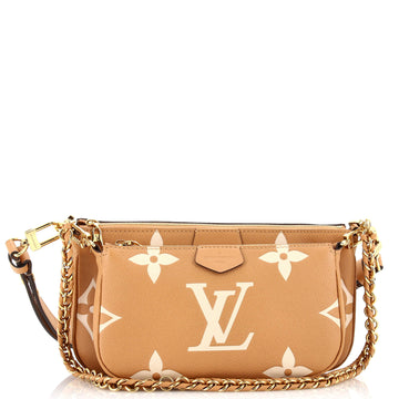Louis Vuitton Multi Pochette Accessoires Bicolor Monogram Empreinte Giant