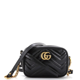 Gucci GG Marmont Shoulder Bag Matelasse Leather Mini