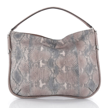 Jimmy Choo Zoe Hobo Python Gray 2266602