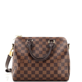 Louis Vuitton Speedy Bandouliere Bag Damier 25