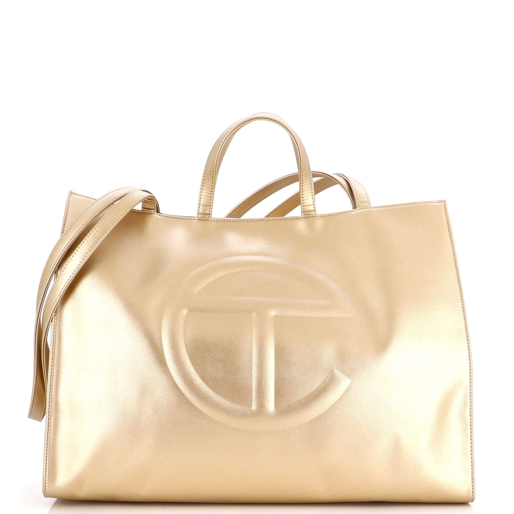 Telfar+Medium+Shopping+Bag%2F+Tote+Gold+*+Out* for sale online