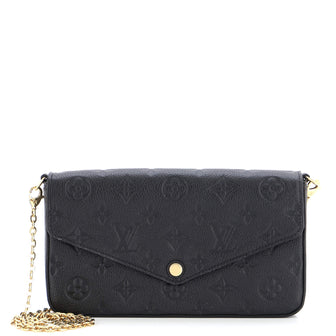 Louis Vuitton Felicie Pochette Monogram Empreinte Leather