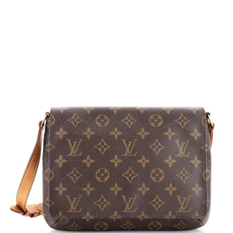 Louis Vuitton Musette Tango Handbag Monogram Canvas