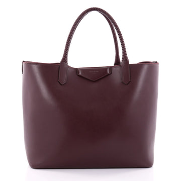 Givenchy Whipstitch Antigona Shopper Leather Large Red 2267201