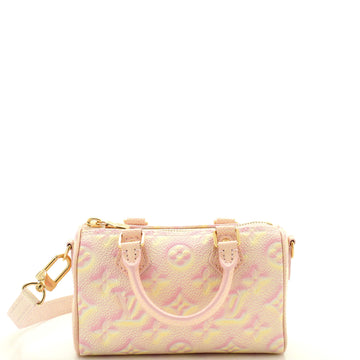 Louis Vuitton Speedy Bandouliere NM Bag Stardust Monogram Empreinte Leather Nano