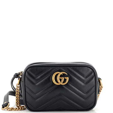 Gucci GG Marmont Shoulder Bag Matelasse Leather Mini