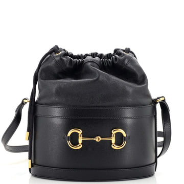 Gucci Horsebit 1955 Bucket Crossbody Bag Leather Small