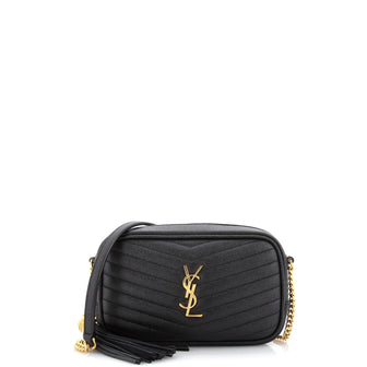 Saint Laurent Lou Camera Bag Matelasse Chevron Leather Mini