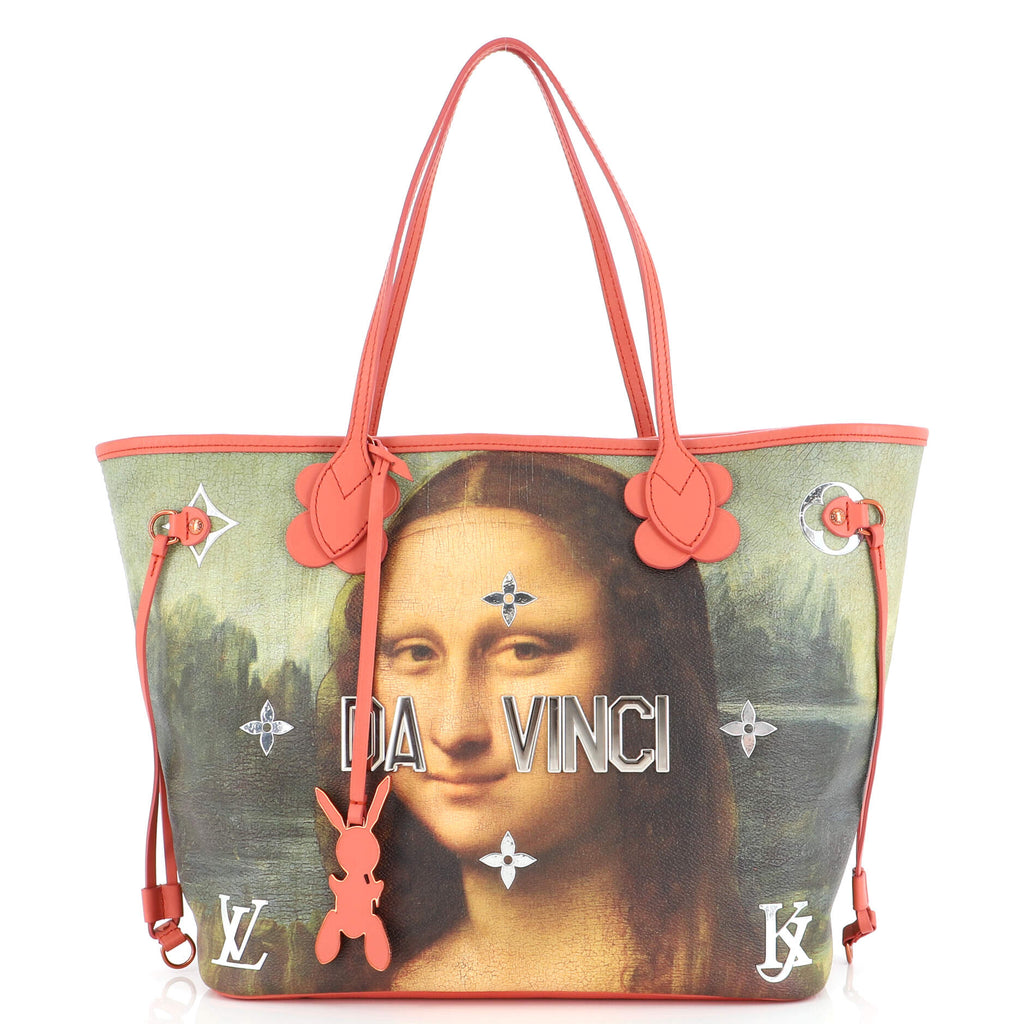 Louis Vuitton Neverfull NM Tote Limited Edition Jeff Koons Da