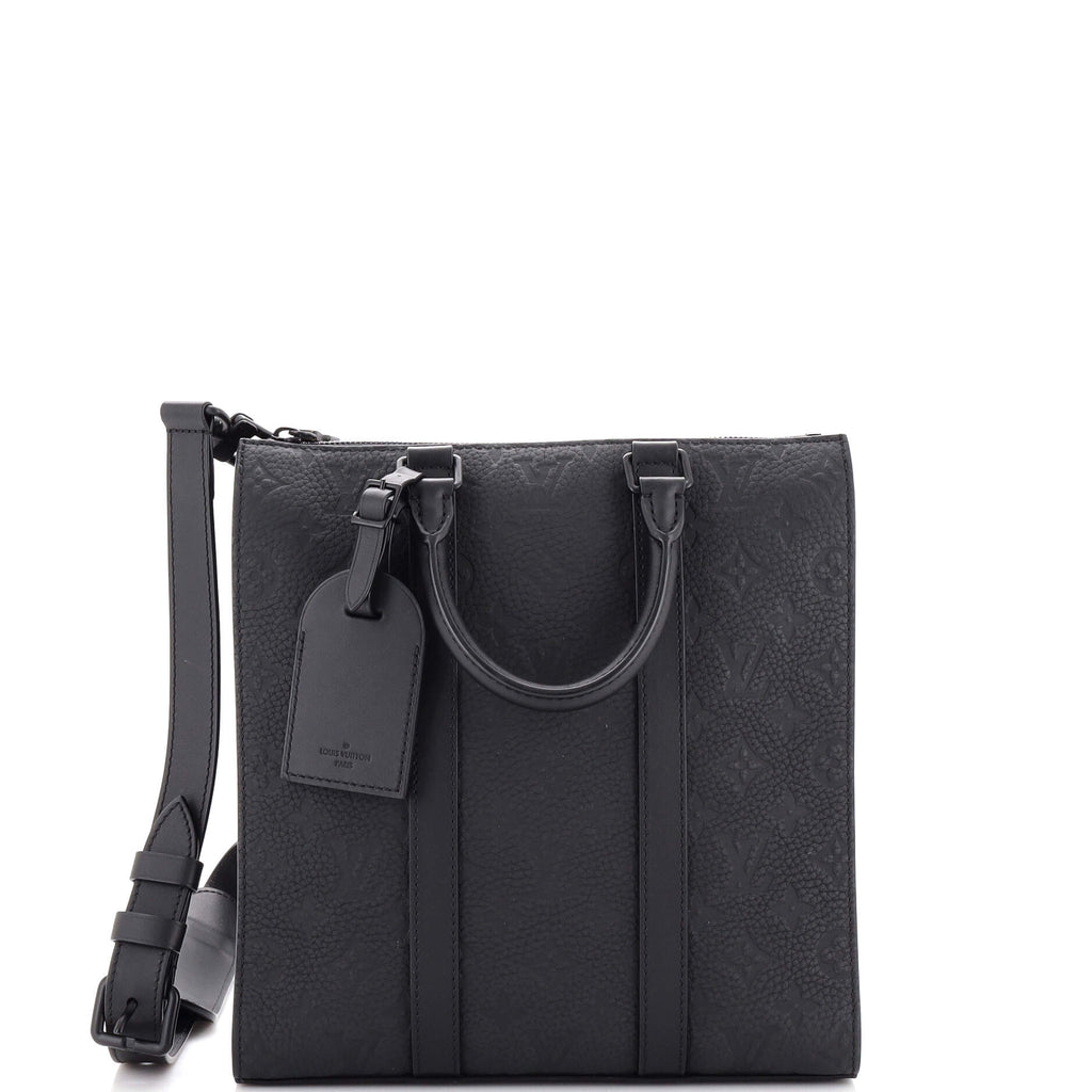 Louis Vuitton Sac Plat Messenger Taurillon Monogram Leather