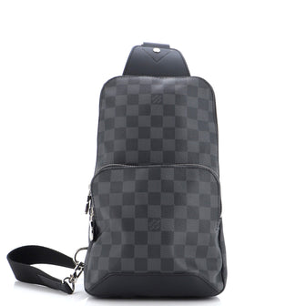 Louis Vuitton Avenue Sling Bag Damier Graphite Black 22673612