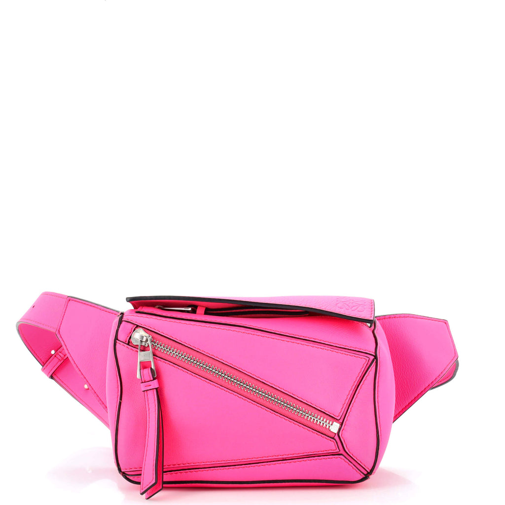 Loewe Puzzle Bumbag Leather Mini Pink 22673618