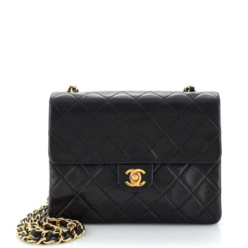 Chanel Vintage Square Classic Flap Bag Quilted Lambskin Small