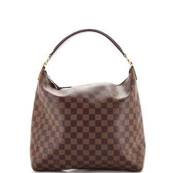 Louis Vuitton Portobello Handbag Damier PM Brown