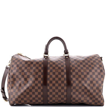 Louis Vuitton Keepall Bandouliere Bag Damier 55