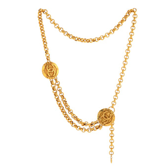 Chanel Vintage Multi-Chain Medallion Belt Metal