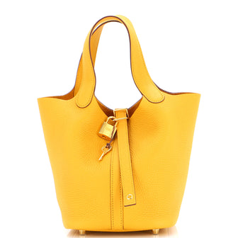 Hermes Picotin Lock Bag Clemence PM