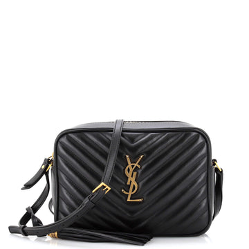 Saint Laurent Lou Camera Bag Matelasse Chevron Leather Small