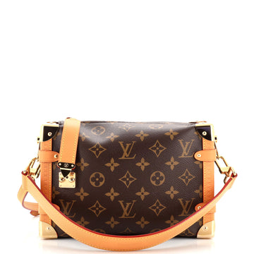 Louis Vuitton Side Trunk Handbag Monogram Canvas PM
