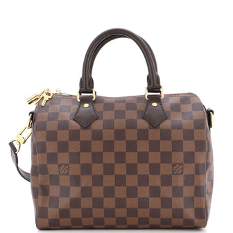 Louis Vuitton Speedy Bandouliere Bag Damier 25