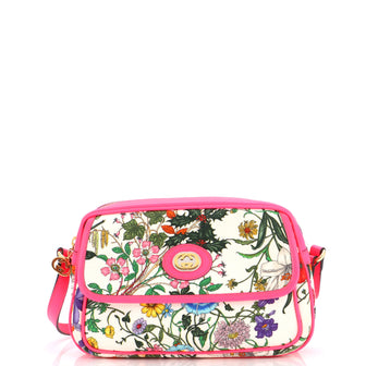 Gucci Shoulder Bag Flora Canvas Small
