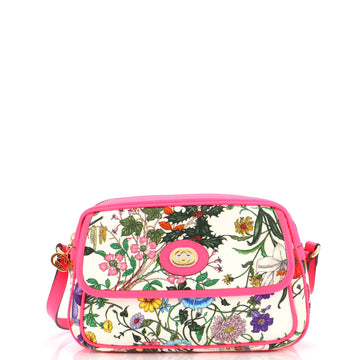 Gucci Shoulder Bag Flora Canvas Small