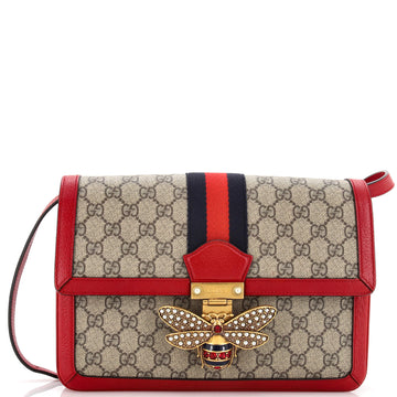 Gucci Queen Margaret Shoulder Bag GG Coated Canvas Medium