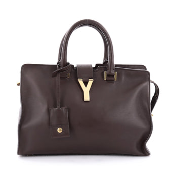 Saint Laurent Classic Y Cabas Leather Small Brown 2267701