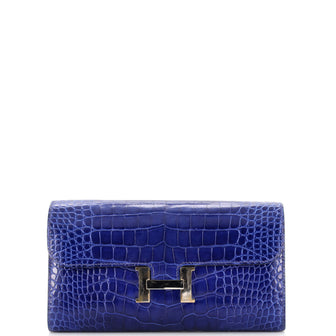 Hermes Constance Wallet Alligator Long