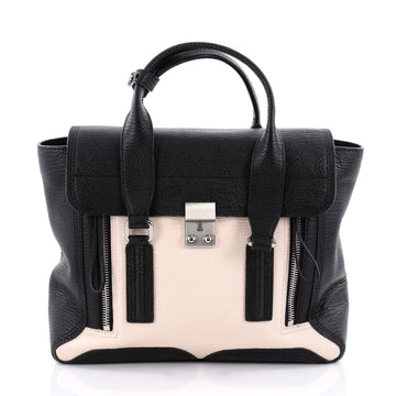 Phillip Lim Pashli Satchel Leather Medium Black 2268001