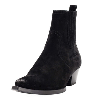 Saint Laurent Men's Lukas Chelsea Boots Suede