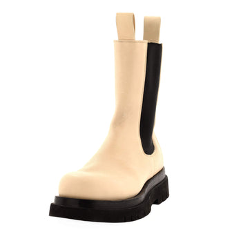Bottega Veneta Men's Lug Chelsea Boots Leather